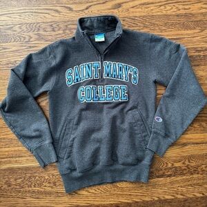 #443 Champion (ECO)  Dark Gray Zip Up Sweater